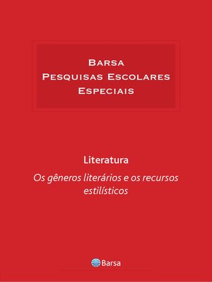 cover image of Temática--Literatura- Gêneros Literários Recursos Estilísticos